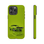 Green Cuda Muscle Car phone case for Gear Heads