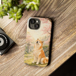 Akita under Cherry Blossoms Dog Breed Phone Case
