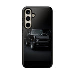 Black 1970 Nova SS Studio Front Tough Phone Case for Muscle Car Fans