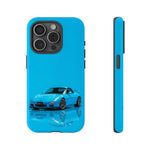 RX-7 Cyan Studio Phone Case Studio Color Match Car Art