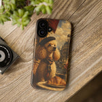 Poodle in Beret Phone Case | Vintage Paris Café Illustration