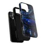 Skyline GT-R R34 Bayside Blue Tokyo Night Art Tough Phone Case
