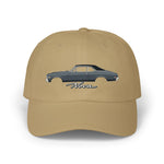 1968 Chevy Nova Dad Hat Muscle Car Cap Adjustable Strap Gray Black Coupe