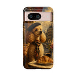 Poodle in Beret Phone Case | Vintage Paris Café Illustration