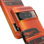 Orange Cuda Phone Case, 71 Classic Muscle Car Tough Cover