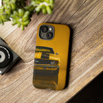 Classic Camaro SS Phone Case, Yellow 69 Muscle Car Cover, Gift for Guys