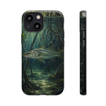 Snook Phone Case, Mangrove Sunbeam Painterly Marine Art Cover, Gift