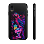 Neon Parrot Cocktails phone case | Tough Cases