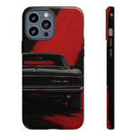 1968 Charger Triple Black Muscle Car Tough Phone Case