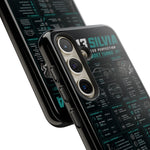 Teal S13 Silvia Phone Case, JDM Drift Infographic Spec Cover