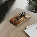 German Wirehaired Pointer Autumn Art Tough Phone Case