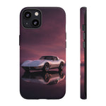Soft White C3 Corvette Mauve Sky Phone Case
