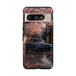 Cherry Blossom Street Scene R34 Skyline GTR Tough Case | Car Photo Cover
