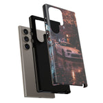 MK4 Supra Rainy Night Blossom Tough Phone Case - Wet Reflection