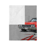 1965 Olds 442 Convertible Car blanket | Classic Muscle Car Illustration