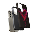 Melting Glitch Heart Neon Phone Case