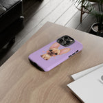 French Bulldog Bat Ears Kawaii Pet Dog Art Tough Phone Case
