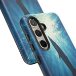 Barracuda Silhouette Phone Case, Sunlit Marine Art Tough Cover