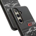 Black C5 Phone Case American Sports Car Tough Cover Gift