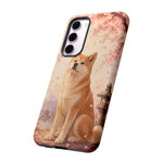 Akita Cherry Blossom Phone Case Sakura Dog Lover Gift