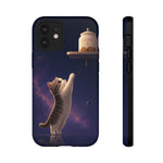 Curious Munchkin Kitten Reaching Cookie Jar Phone Case | Tough Case