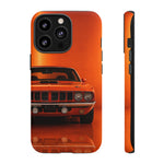 Orange Cuda Phone Case, 71 Classic Muscle Car Tough Cover
