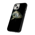 Snook Fishing Phone Case, Saltwater Portrait Black Cover, Gift