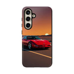 Red C4 ZR-1 King of the Hill Art Tough Phone Case