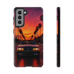Fox Body Mustang Sunset Tough Phone Case - Palm Boulevard Poster
