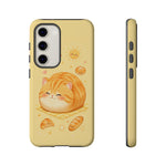 Orange Tabby Loaf Kawaii Chibi Pet Cat Art Tough Phone Case