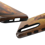 Abyssinian Warm Ticked Portrait Art Tough Phone Case