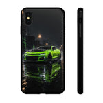 Camaro ZL1 Neon Green Muscle Car phone case | Tough Cover