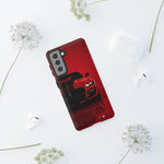 Red Mustang Art Phone Case, GT500 American Muscle Car Tough Cover