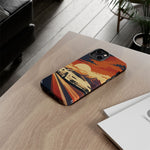 Retro Sunset Countach phone case | Sports car tough cover
