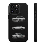Silver Hakosuka Skyline Classic Sports Car Tough Phone Case for JDM Fans