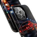 C3 Drag Strip Launch Night Phone Case Muscle Car Tough Case
