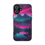 2 Rounds Canada Retina Artwork Vaporwave Phone Case – Landscape Aesthetic