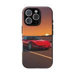 Red C4 ZR-1 King of the Hill Art Tough Phone Case