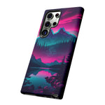 2 Rounds Canada Retina Artwork Vaporwave Phone Case – Landscape Aesthetic