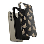 Vintage Ghost Pattern phone case | Halloween spooky stars design