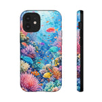 Underwater Coral Reef Phone Case | Colorful Tropical Fish Ocean Scene