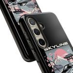R34 Skyline GT-R Sakura Mountain JDM Tough Phone Case Gift