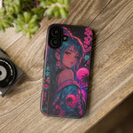 Vaporwave Kohat Pink Anime Girl Phone Case – Japanese Aesthetic