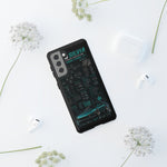 Teal S13 Silvia Phone Case, JDM Drift Infographic Spec Cover