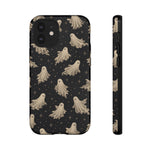 Vintage Ghost Pattern phone case | Halloween spooky stars design