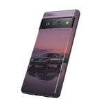 Sunset Skyline GT-R R32 phone case | car reflection, purple dusk
