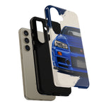 R34 Skyline GT-R Bayside Blue Tough Phone Case for 90s JDM Fans