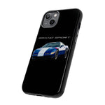 1996 C4 Grand Sport Phone Case | Blue White Sports Car Design