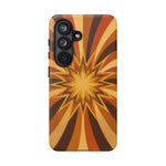 Gold Starburst 70s Retro Art Tough Phone Case