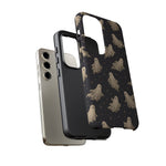 Vintage Ghost Pattern phone case | Halloween spooky stars design